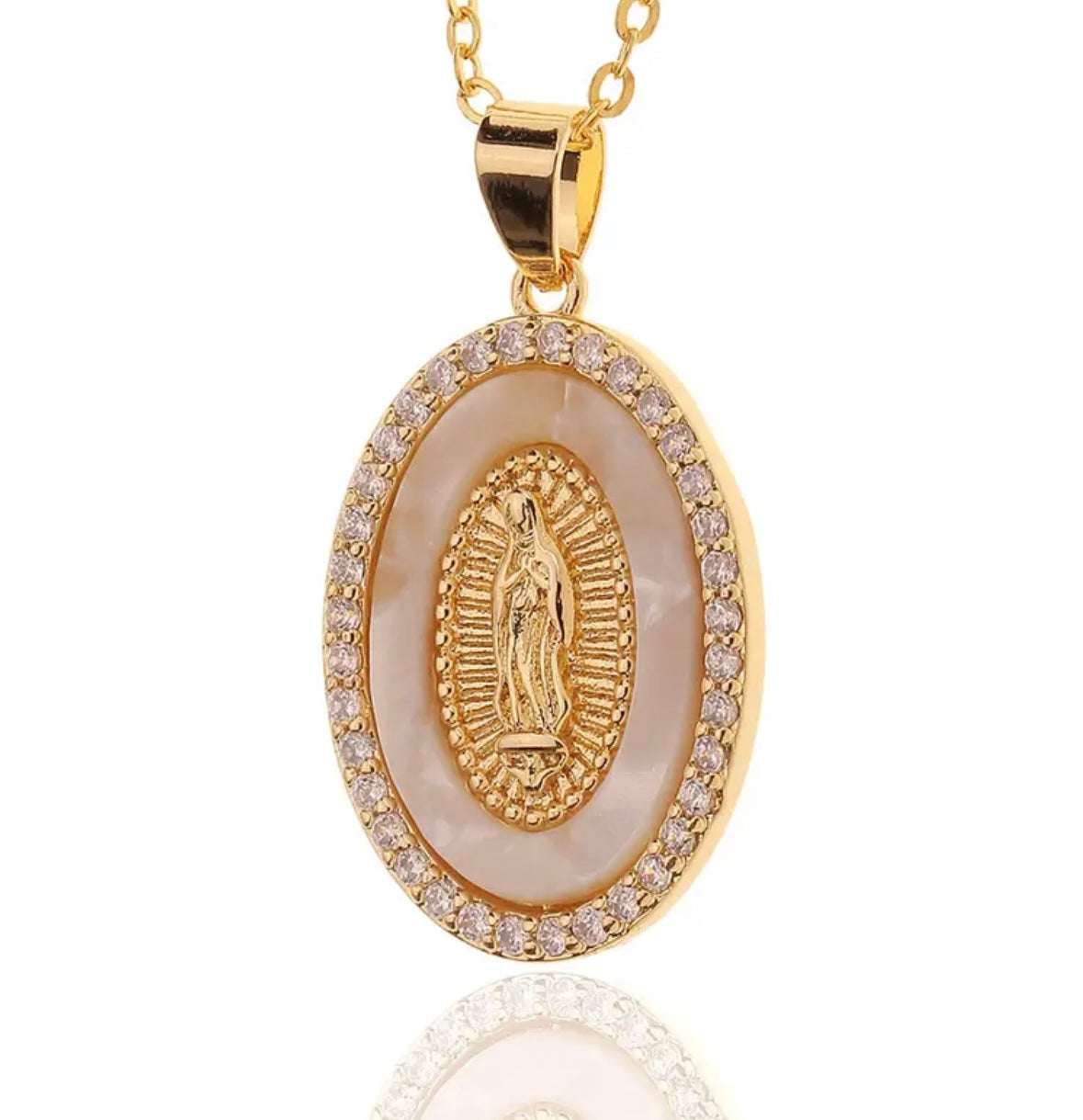 Virgen Guadalupe necklace