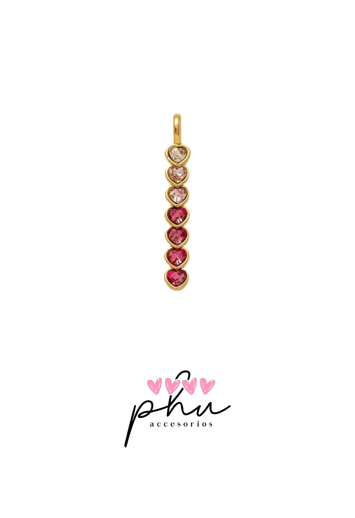 Line Heart Charm