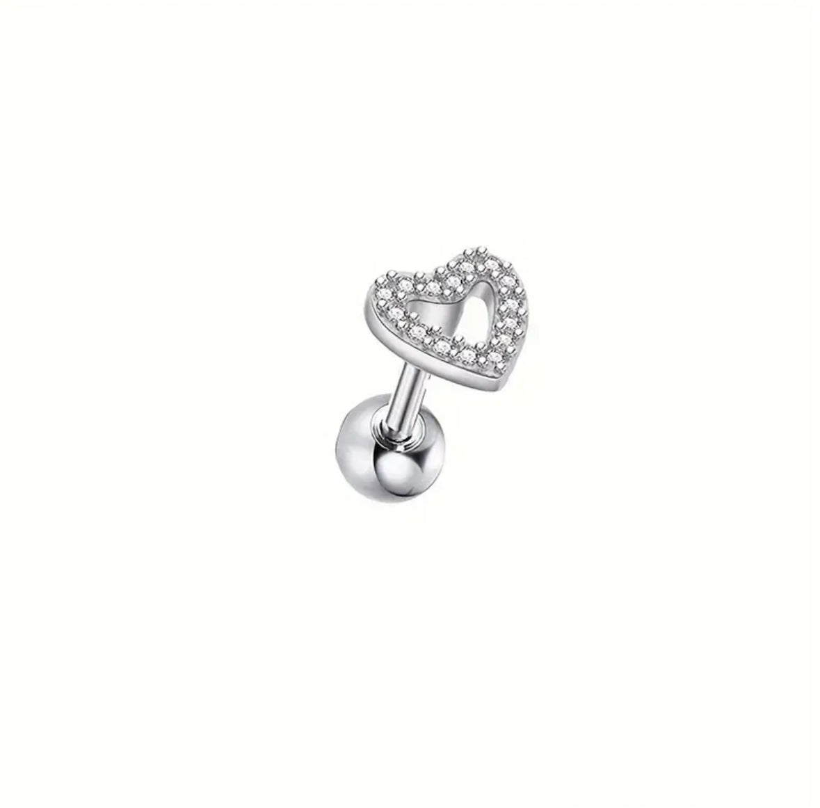 Heart silver Piercing