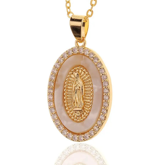 Virgen Guadalupe necklace