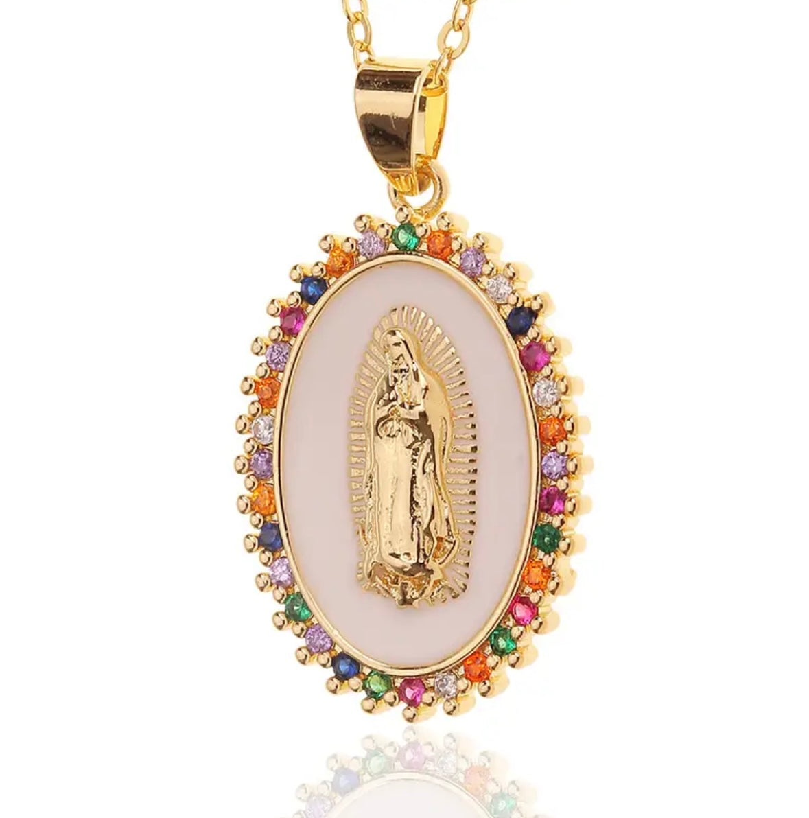 Virgen Guadalupe necklace