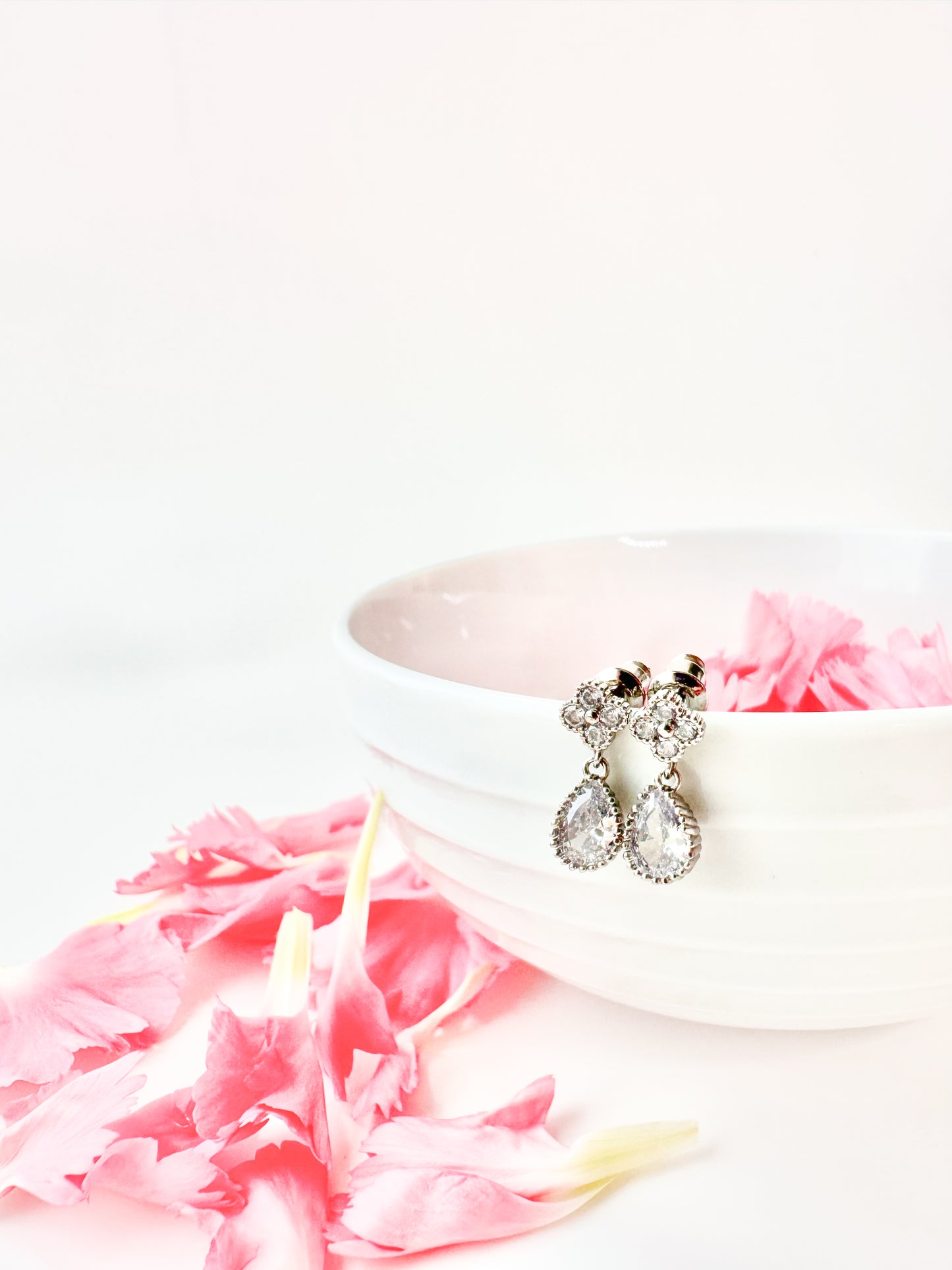 Flor Silver Earrings