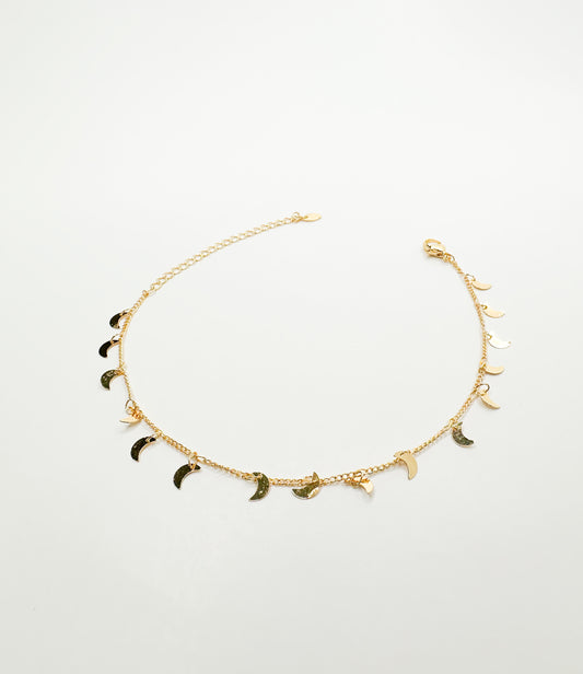 Luna Gold Anklet