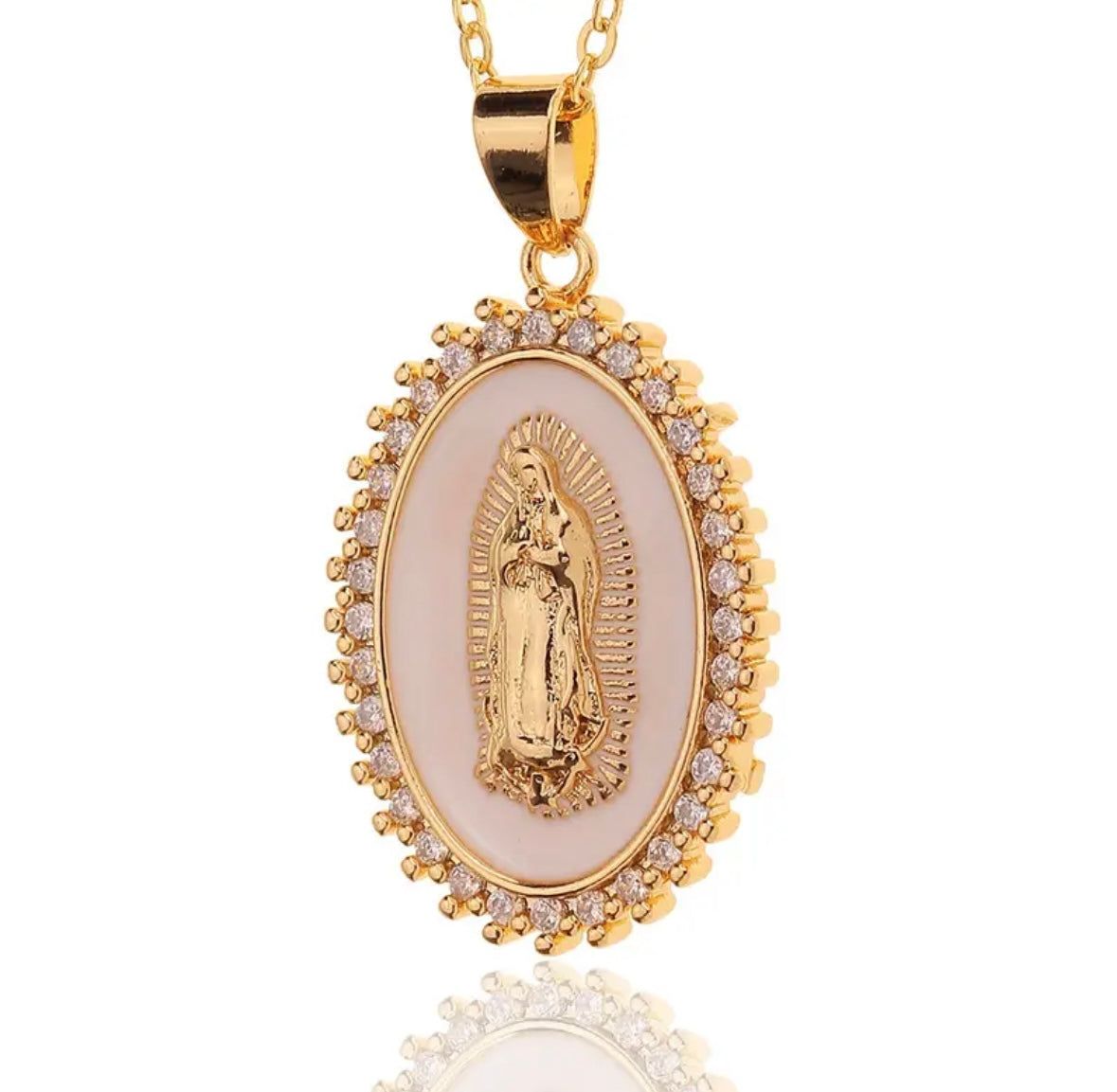 Virgen Guadalupe necklace