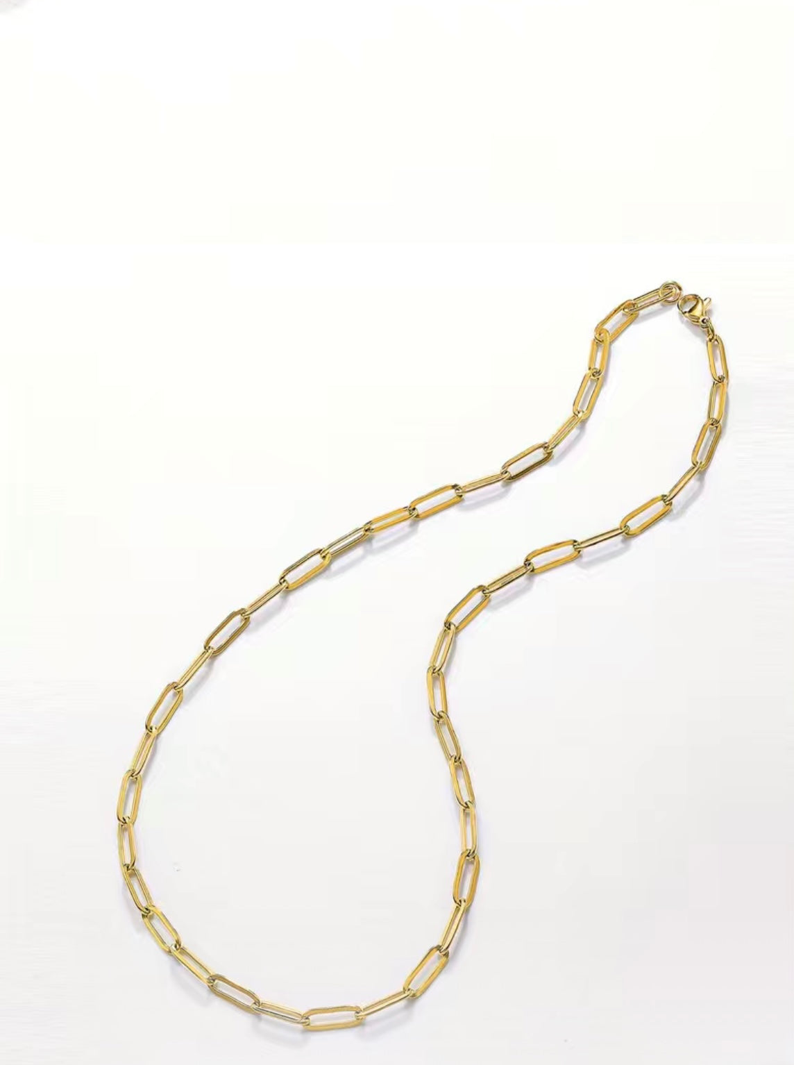 Necklace PaperClip Unisex