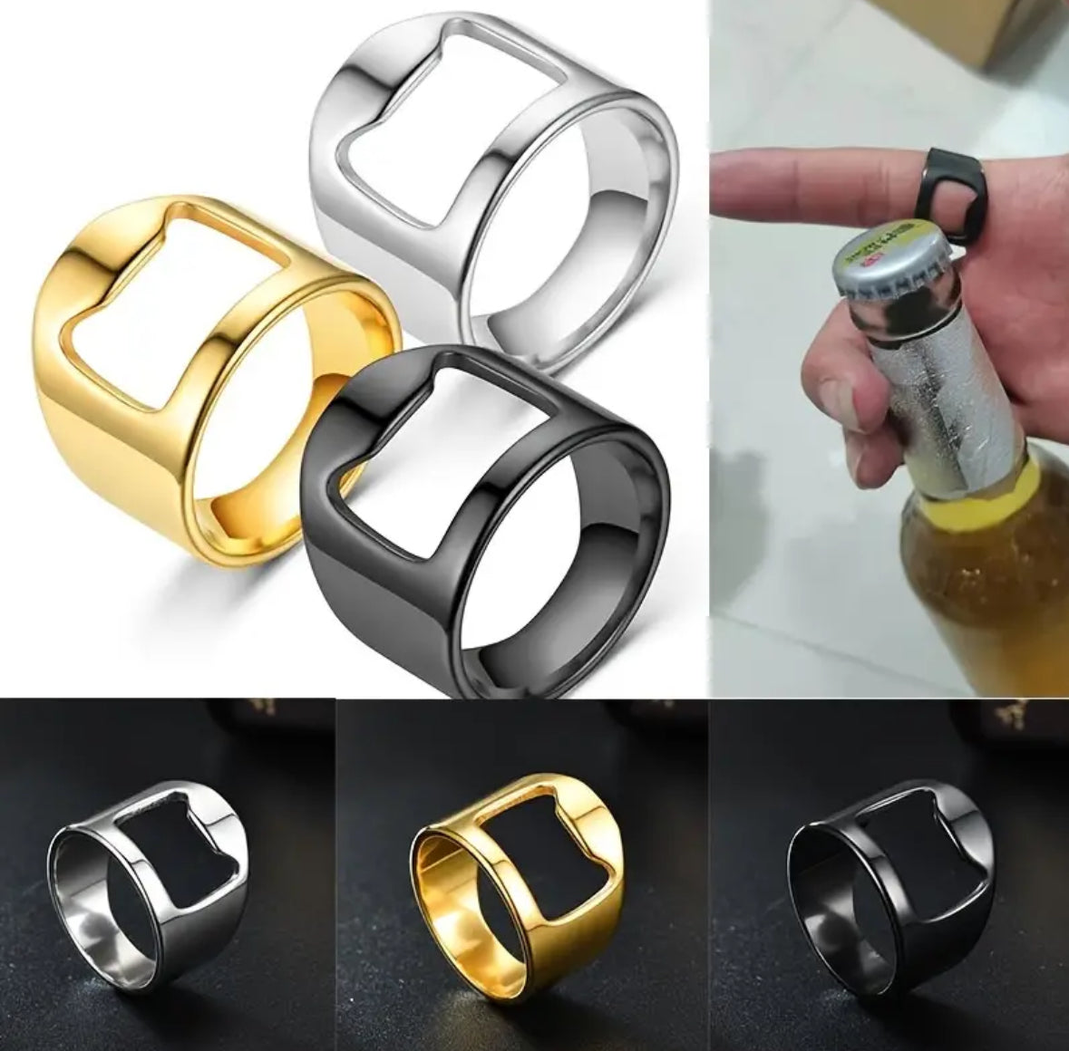 Bottle opener Ring